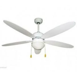 WESTIM Louer Ventilateur D130 5 P Avec LumiÈre Couleur Blanche Zfs9110m/b Zfs9110b