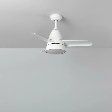 TECHBREY Ventilateur De Plafond LED Industriel Blanc 91cm Moteur DC Sélectionnable (Chaud-Neutre-Froid) - Sélectionnable (Chaud-Neutre-Froid)