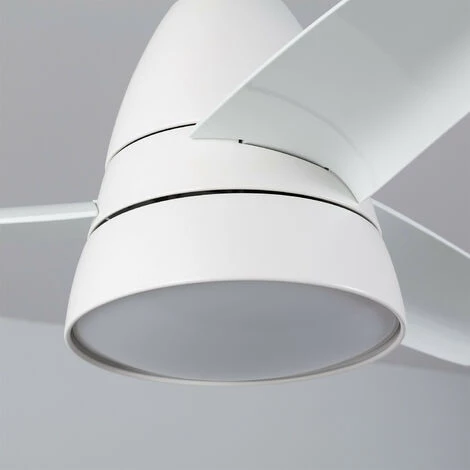 TECHBREY Ventilateur De Plafond LED Industriel Blanc 91cm Moteur DC Sélectionnable (Chaud-Neutre-Froid) - Sélectionnable (Chaud-Neutre-Froid) â Image 5