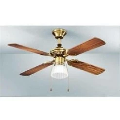 PERENZ Fan Ottone Brunito Avec Kit Luce 7064ob