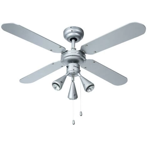 Ventilateur De Plafond 102cm + Lumière - Dlhb42s - Bestron - Gris â Image 2