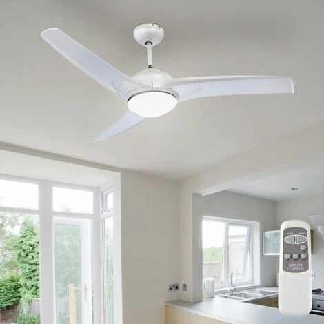 ETC-SHOP Ventilateur De Plafond éclairage Lampe Luminaire Ventilateur Salon Plus Chaud Refroidisseur – Image 3