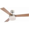 Ventilateur De Plafond Ventilateur Télécommande éclairage Plafonnier Plafonnier Télécommande Métal Verre MDF Pales Réversibles Globo Alana 0333