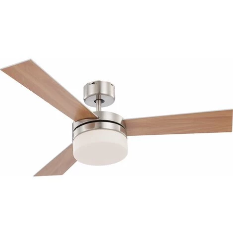 Ventilateur De Plafond Ventilateur Télécommande éclairage Plafonnier Plafonnier Télécommande Métal Verre MDF Pales Réversibles Globo Alana 0333