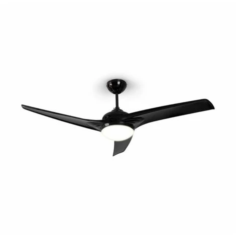 Klarstein Figo Ventilateur De Plafond 52" (132 Cm) Ø, Puissance : 55 Watts, Noir