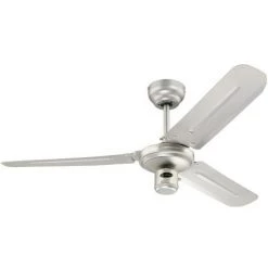 Ventilateur De Plafond Westinghouse Industrial Nickel 7241940 N/A Puissance: 60 W N/A