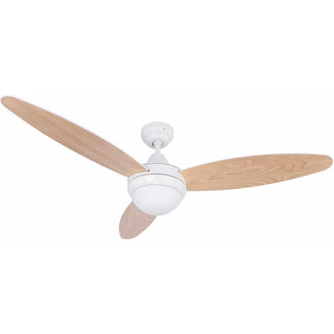 ETC-SHOP Ventilateur De Plafond LED Avec Changeur De Couleurs RVB, Les Pales Peuvent être Tournées Vers L'avant Et Vers L'arrière, 3 étapes 120 Cm