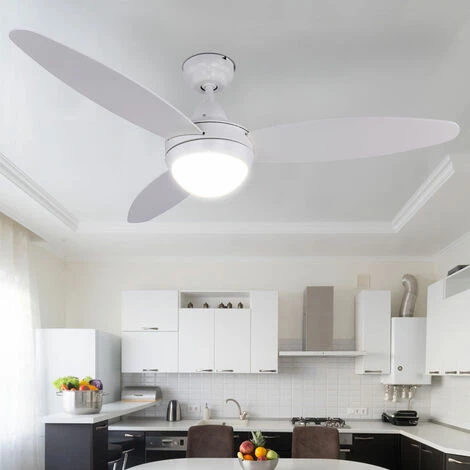 ETC-SHOP Ventilateur De Plafond LED Avec Changeur De Couleurs RVB, Les Pales Peuvent être Tournées Vers L'avant Et Vers L'arrière, 3 étapes 120 Cm – Image 2