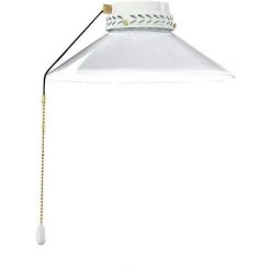 Kit D'éclairage Pour Ventilateur Chrome PERENZ PERENZ-7055CL - Bianco E Cromo Lucido