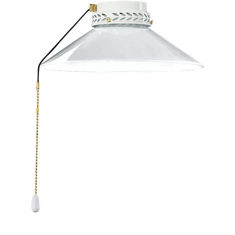 Kit D'éclairage Pour Ventilateur Laiton PERENZ PERENZ-7055OL - Bianco E Ottone Lucido