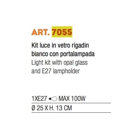 Kit D'éclairage Pour Ventilateur Laiton PERENZ PERENZ-7055OL - Bianco E Ottone Lucido â Image 2