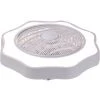 ASUPERMALL Ventilateur Au Plafond Avec Eclairage Led Lumiere Stepless Dimming Reglable Vitesse Du Vent Telecommande Sans Batterie Moderne Led Plafond Lumiere Pour Chambre Chambre Salon Salle A Manger, Blanc