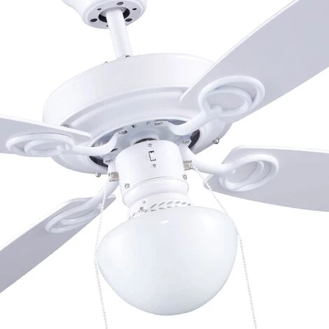 LÚZETE - VENTILATEUR DE PLAFOND LED ITZEL BLANC - Blanc â Image 4