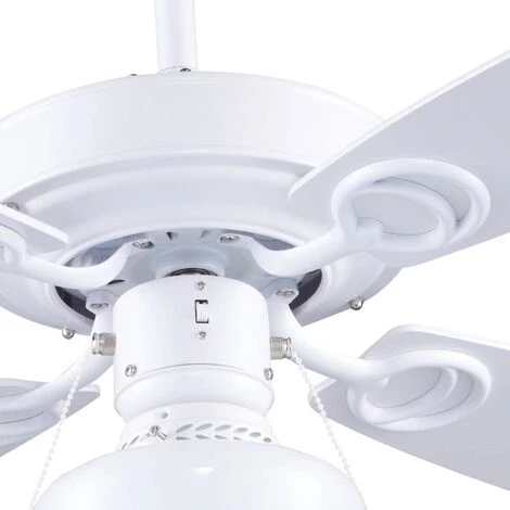 LÚZETE - VENTILATEUR DE PLAFOND LED ITZEL BLANC - Blanc â Image 5