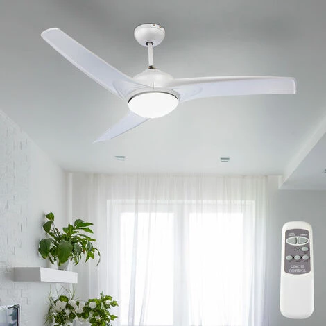 ETC-SHOP Ventilateur De Plafond LED RGB 7 Watts 3 Niveaux Gradateur De Changement De Couleur De Lampe De Chambre D'amis – Image 2