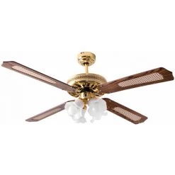 V-TAC Ventilateur De Plafond Refroidisseur Interrupteur à Tirette Lampe En Verre Anti Moustique Ventilateur à 3 Vitesses VTAC 7921