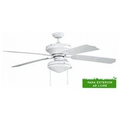 Orbegozo CP 94132 – Ventilateur De Plafond Avec Lumière Pour Jardin, 5 pales, 60 W Et 3 vitesses