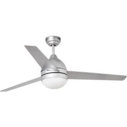 FARO BARCELONA Ventilateur De Plafond Tabarca Gris Avec éclairage