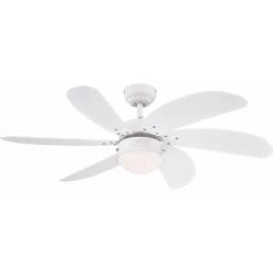 WESTINGHOUSE Ventilateur Plafond Turbo Swirl Blanc Avec Lumière 105cm