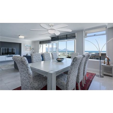 WESTINGHOUSE Ventilateur Plafond Turbo Swirl Blanc Avec Lumière 105cm â Image 2