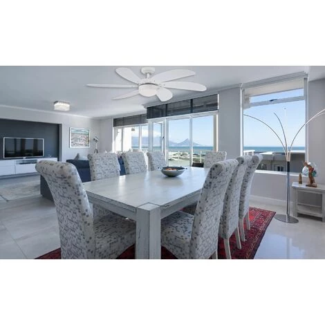 WESTINGHOUSE Ventilateur Plafond Turbo Swirl Blanc Avec Lumière 105cm â Image 3