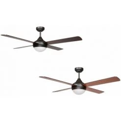 SULION Ventilateur De Plafond BALOO Marron Avec éclairage