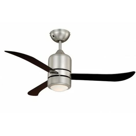 AIRERYDER Ventilateur De Plafond Loft Nickel / Noir Avec Lumière