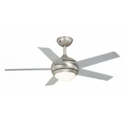 AIRERYDER Ventilateur De Plafond FRESCO Nickel Avec éclairage