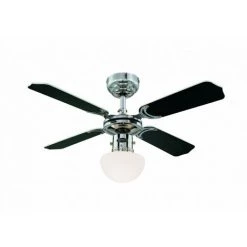 WESTINGHOUSE Ventilateur De Plafond Portland Ambiance Chrome 90 Cm