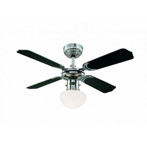 WESTINGHOUSE Ventilateur De Plafond Portland Ambiance Chrome 90 Cm
