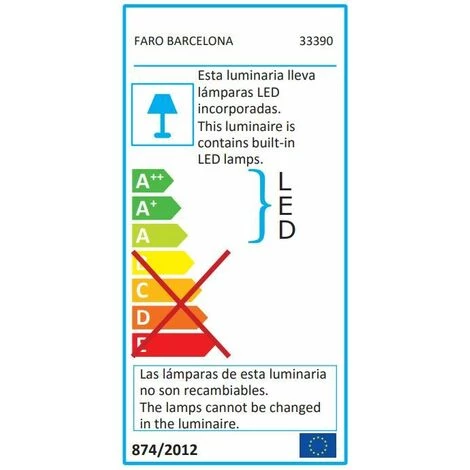 FARO BARCELONA Kit D'éclairage Chrome Pour Just Fan, Eterfan, Tube â Image 2