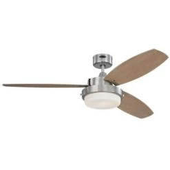 WESTINGHOUSE Ventilateur De Plafond Alloy 132 Cm Nickel Avec Lumière