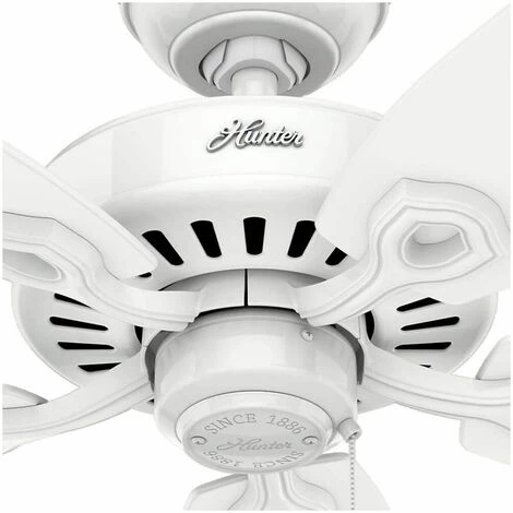 HUNTER FANS Ventilateur De Plafond Builder Elite Blanc 132 Cm â Image 4
