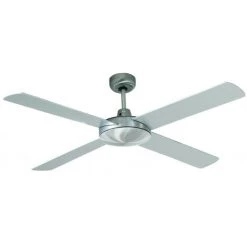 BEACON Ventilateur Plafond Futura Chrome Avec Interrupteur Mural