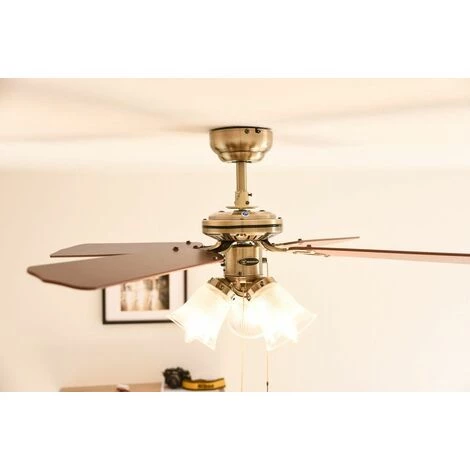 WESTINGHOUSE Ventilateur De Plafond Princess Trio Laiton Antique – Image 5