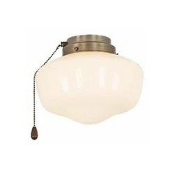 Kit D'éclairage 1 Pour Ventilateurs De Plafond CasaFan Laiton Antique