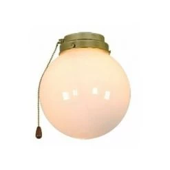 Kit D'éclairage 1k Pour Ventilateurs De Plafond CasaFan Laiton Poli