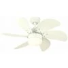 WESTINGHOUSE Ventilateur De Plafond Turbo Swirl Blanc 76 Cm