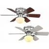 GLOBO Ventilateur De Plafond Ugo 76 Cm Wenge / Gris