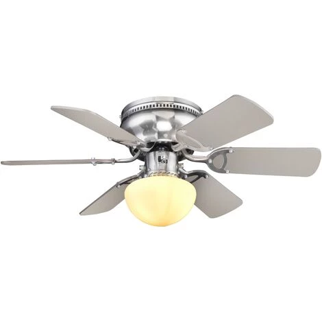 GLOBO Ventilateur De Plafond Ugo 76 Cm Wenge / Gris â Image 2