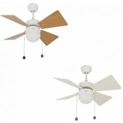 Beacon Ventilateur De Plafond Breezer Blanc Avec éclairage 81 Cm