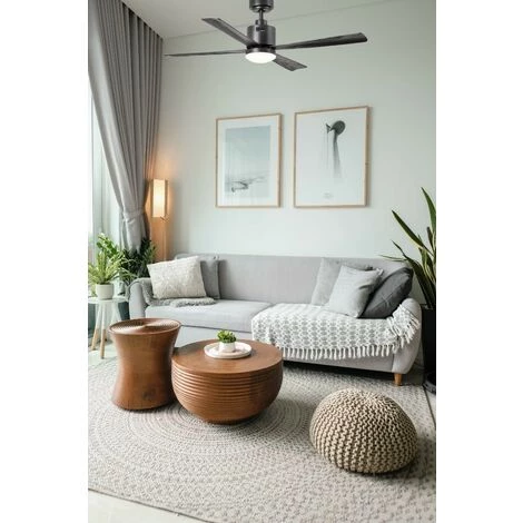 VENTYLY Ventilateur De Plafond KAMET Noir â Image 2