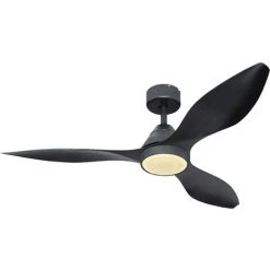 GLOBO Ventilateur De Plafond Maggie Noir 132 Cm Avec LED