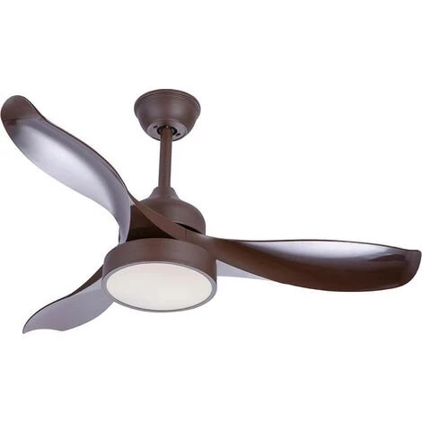 GLOBO Ventilateur De Plafond Ramona Marron 107 Cm Avec LED