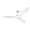 GLOBO Ventilateur De Plafond Maggie Blanc 132 Cm Avec LED
