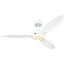 GLOBO Ventilateur De Plafond Maggie Blanc 132 Cm Avec LED