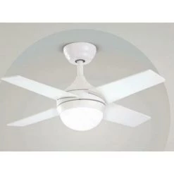 Perenz Ceiling Fan Crux White With Light 4 Blades 7162b/ct
