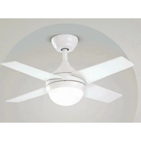 Perenz Ceiling Fan Crux White With Light 4 Blades 7162b/ct