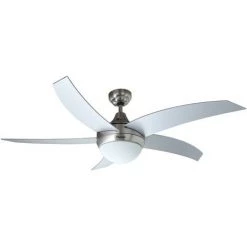 Ventilateur Plafond 132cm + Lumière - Dcf52lsr - Bestron - Argent