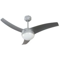 CRISTALRECORD Ventilateur 3 Pales BLOQ Argent CR 85-379-42-281